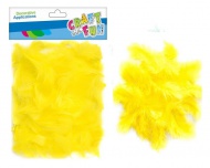 Peří žluté 20-30cm 16g - zvětšit obrázek