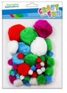 Kuličky POMPON barevné 463920