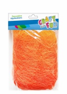 Dekorační sisal 30 g oranžový - zvětšit obrázek