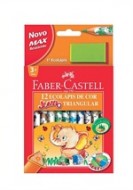 Pastelky Faber Castell Eco Jumbo tříhranné, krátké 12 ks - zvětšit obrázek