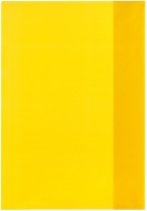 Obal na sešit A5 průhledný žlutý