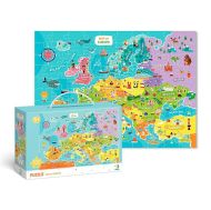 Puzzle mapa Evropy 100 dílků v krabičce