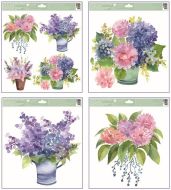 Okenní fólie Hortenzie 30 x 33,5 cm