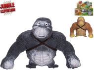 Jungle Expedition Gorila super strečová 10cm, 2 barvy
