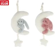 Mini Club Měsíček plyšový se zajíčkem a hracím strojkem na natažení