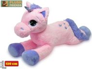 Plush Friends jednorožec plyšový 120cm, ležící  - zvětšit obrázek