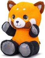 Panda červená plyšová 24 cm, sedící 