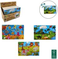 Dřevěné puzzle, mix druhů - zvětšit obrázek