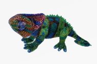 Chameleon plyšový 26cm