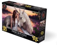 Puzzle 3D - Dívka a jednorožec