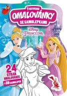 Tvarované omalovánky Disney Princezny