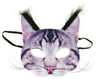 Maska zvířecí Rys - dětská látková škraboška 