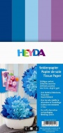 Hedvábný papír 50x70 20g modro-fialový