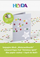 Barevné papíry blok A4 130 g vánoce