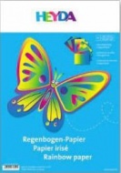 Papír 23x33cm 115g Duha, 10 listů 