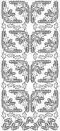 Kontury 10x23 - 3D rohy větvičky zelené