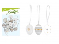 Vajíčko plast 4cm 12 ks mix S190099-GRA - zvětšit obrázek