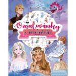 Omalovánky A4 se samolepkami Ledové království