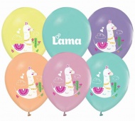 Nafukovací balónky 5ks Lama - zvětšit obrázek