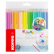Pastelky Kolores Pastel trojhranné/24 LolliPopz  - zvětšit obrázek