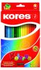 KORES Trojhranné pastelky, 3mm/36ks