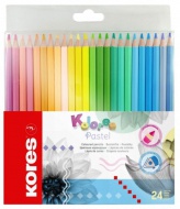 Pastelky Kolores Pastel trojhranné/24