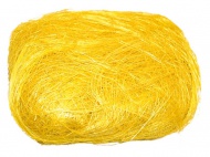 Dekorační sisal 2421 žlutý 30g - zvětšit obrázek