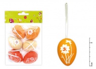 Vajíčka plast 6cm/6ks mix S150153/A - zvětšit obrázek