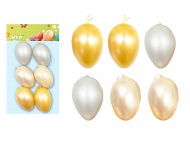 Vajíčka plast 6cm/6ks mix S180167 - zvětšit obrázek