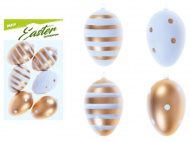 Vajíčka plast 6cm/6ks potisk 630
