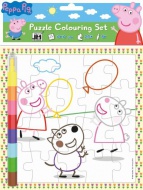 Omalovánka puzzle Prasátko Peppa - zvětšit obrázek