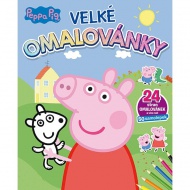 Velké omalovánky Prsátko Peppa - zvětšit obrázek