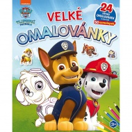 Velké omalovánky Tlapková patrola - zvětšit obrázek