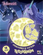 Omalovánky se svítícím tetováním Jednorožci