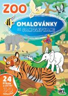 Omalovánky A4 se samolepkami Zoo - zvětšit obrázek