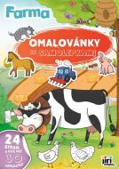 Omalovánky A4 se samolepkami Farma - zvětšit obrázek