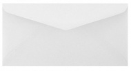 Obálka DL 110x220mm Metalická bílá