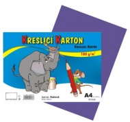 Kreslicí karton A4/180g/ 50 fialový