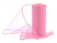 Organza 12 cm - růžová 047