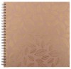 Blok spirála Eco Craft se zlatým potiskem 20X20cm, 30l/180g