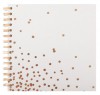 Blok spirála Eco Craft krémový se zlatým potiskem 20X20cm, 30l/180g