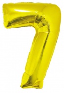 Balónek nafukovací č. 7 - 92 cm, zlatý