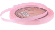 Stuha saténová světle růžová (light pink) 6 mm/32 m - zvětšit obrázek