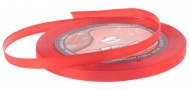 Stuha saténová červená (red) 6 mm/32 m