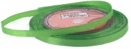 Stuha saténová tmavě zelená (dark green) 6 mm/32 m - zvětšit obrázek