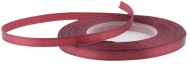 Saténová stuha vínově červená (wine red) 6 mm/32m