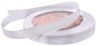 Stuha saténová bílá 12 mm/32 m