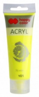 Akrylová barva 75 ml FLUO žlutá