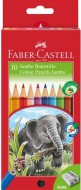 Pastelky Faber Castell Jumbo 10 dřevěné - zvětšit obrázek