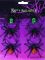  Dekorace Pavouci se třpytkami 3 barvy 
